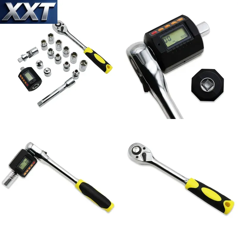 Socket Set - XXT SHAHE 多機能レンチソケットセット デジタルトルクメーター 1/2インチ ラチェットドライブソケットセット