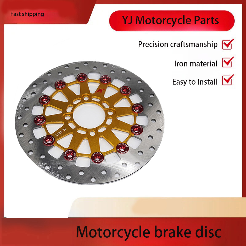 Brake Pad Set - Y125ZR KING Dragシリーズ用、高品質な前ブレーキパッドとブレーキディスクのセット。東南アジア地域での輸出に適応。