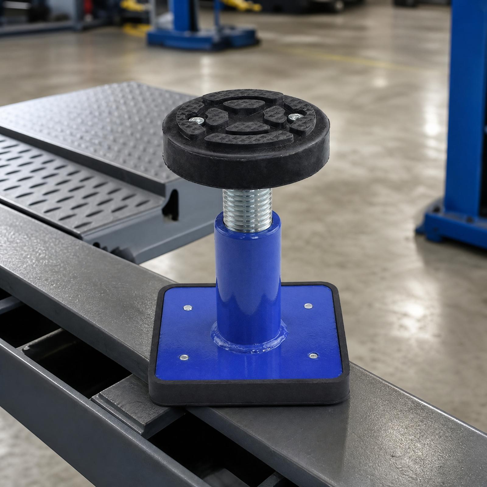 車両用リフトスタンドの調整可能なゴム製サポート。車両のメンテ - Car Jack のレビューと価格