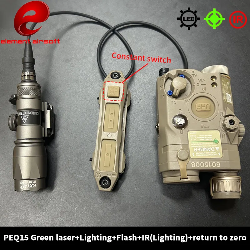エレメントPEQ15バッテリーキットM600C懐中電灯赤/緑 - Timing Light Gun のレビューと価格