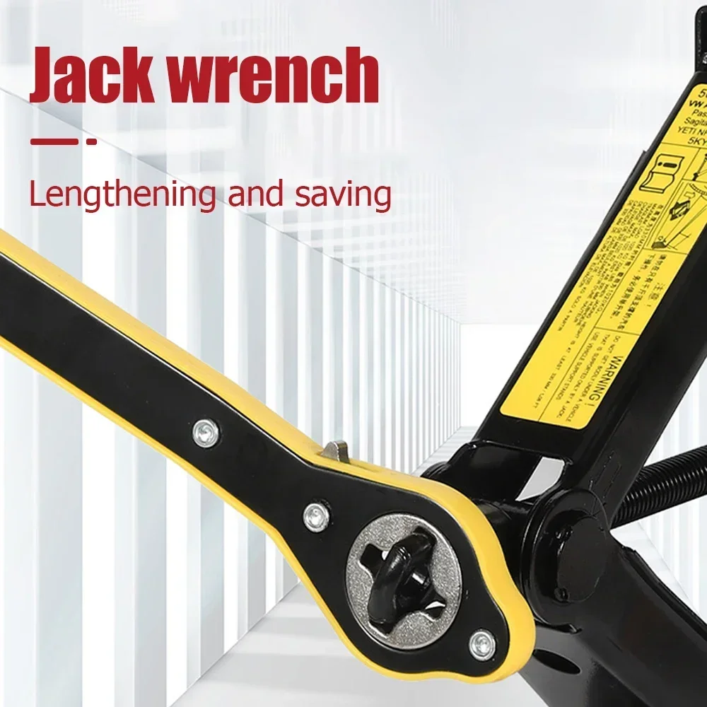 車用省力ジャッキラチェットレンチ、シザージャッキ、ガレージタ - Car Jack のレビューと価格