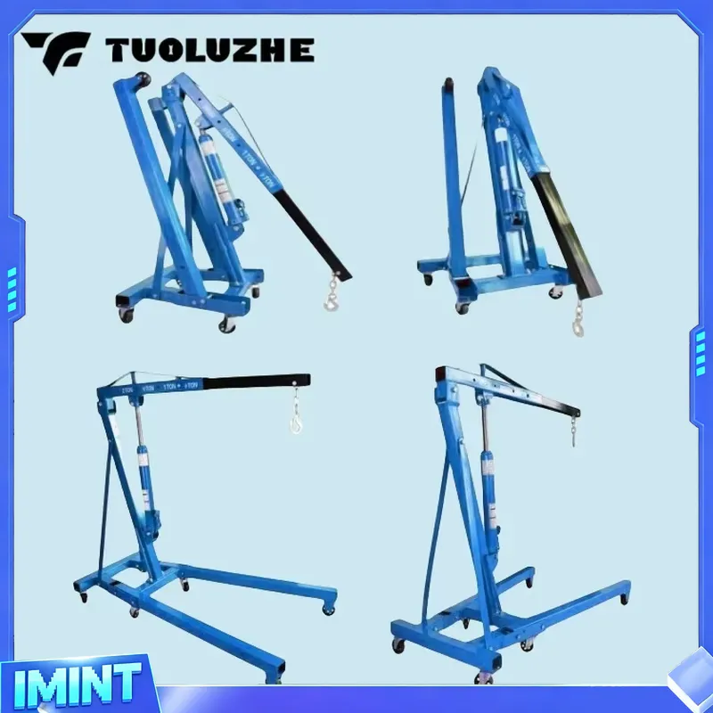 2トン折りたたみ式青色自動車エンジンリフティングツール油圧ク - Car Lift のレビューと価格