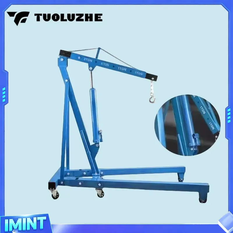 2トン折りたたみ式青色自動車エンジンリフティングツール油圧ク - Car Lift のレビューと価格